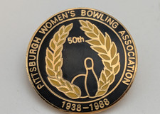Pittsburgh Pennsylvania Womens Bowling Association 1938-1988 Lapel Pin
