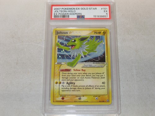 Jolteon ★ graded PSA 5 for sale on eBay