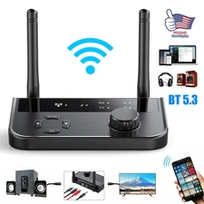 BT5.3 Long Range Bluetooth Transmitter Receiver#For TV Home Stereo Audio Adapter