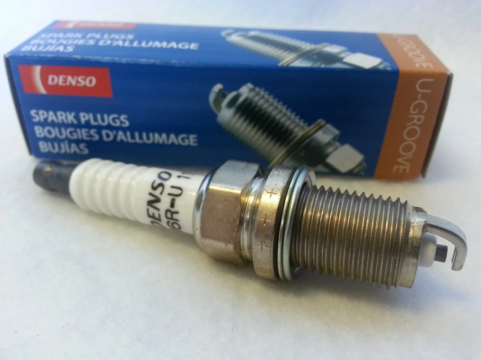 1x DENSO K20PR-U11  3121 U-Groove Resistor Spark Plug