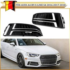 Lüftungsgitter Nebelscheinwerfer Gitter Blende Für AUDI A4 S4 B9 S-LINE 16-2018