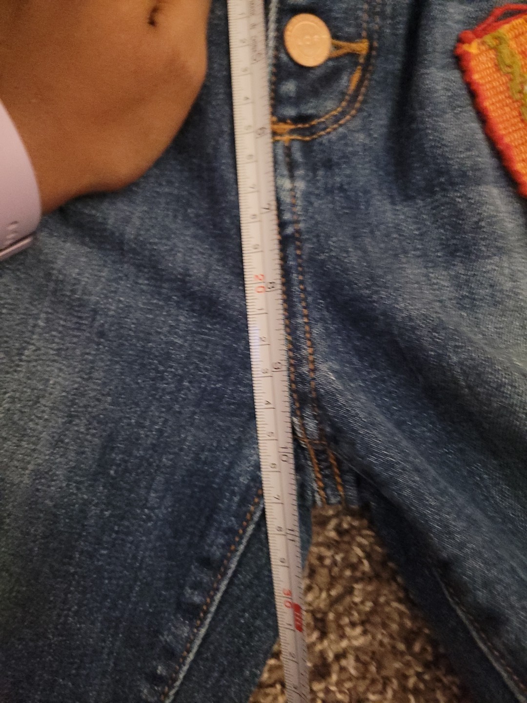 Rework Upcycled Patchwork Hippie Bell Bottom Flar… - image 13