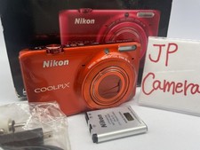 Excellent Nikon COOLPIX S6500 16.0MP red Compact Digital CameraB282