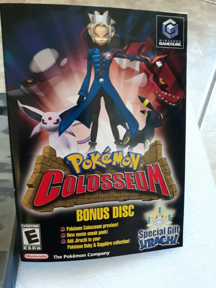 Pokemon Colosseum - Disco de bonificación (Nintendo GameCube, 2004)--USADO EN EXCELENTE ESTADO-- Foto 2 de 4