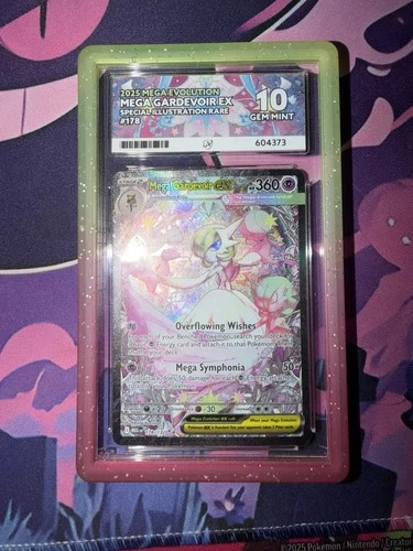 Pokemon TCG 2025 Mega Evolution Mega Gardevoir ex 178 SIR Holo Full Art Ace 10