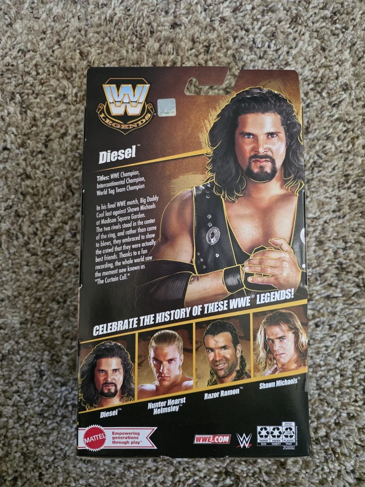 Diesel 6 英寸 WWE Legends Elite 系列 27 Chase — 第 2/2 张图片
