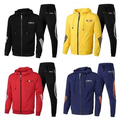 Herren Jogginganzug Tracksuit Trainingsanzug Sportanzug Sporthose Hoodie Hosen