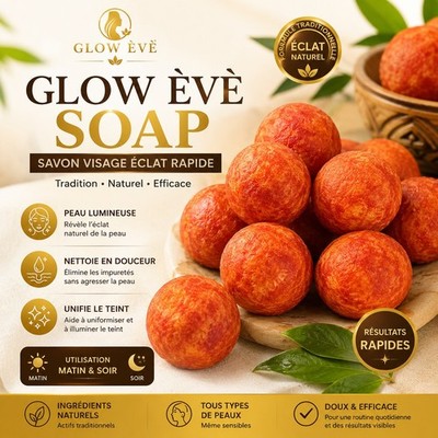 GLOW EVÈ SOAPSeife Gesicht Schneller Glanz