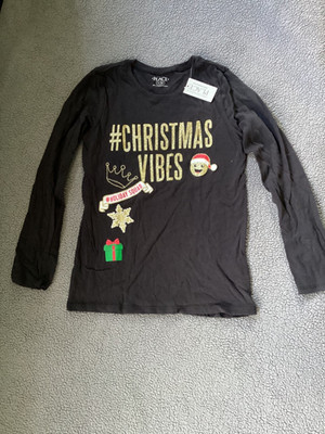 The Childrens Place Xmas Langarmshirt Alter 10-12 Jahre Christmas Vibes
