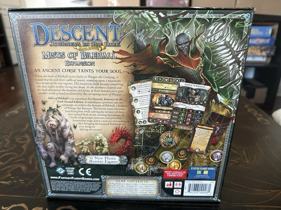 DESCENT: 2nd Edition | Mists of Bilehall Expansion | Contents Sealed/unpunched - Image 2 of 2