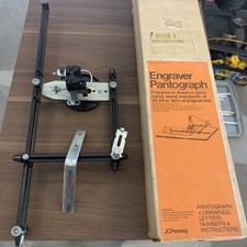 Vintage Engraving Pantograph Holder Craft Art Graphics For Metal Wood & Plastics