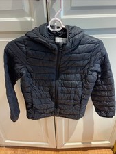 GAP Kids PrimaLoft Black Lightweight Puffer Jacket Size Small Water Resistant