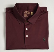 Ralph Lauren Performance Classic Fit Polo Shirt Men  s Size XL Maroon