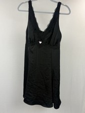 Wild Fable Women s Medium Black Lace Chemise Dress V-Neck Sleeveless
