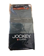 Vintage 2 Pack Jockey Classic Low Rise Mens Briefs Size 38 Striped Y-Front 2004