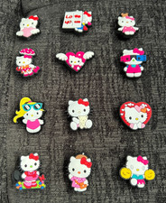 HELLO KITTY SHOE CHARMS FOR CROCS-SET OF 12-SANRIO-NEW 