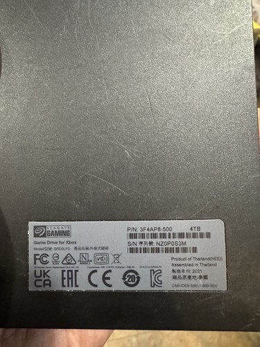Seagate USB 3.2 4tb Xbox External Hard Drive. Sells For Twice As Much Online! - Afbeelding 2 van 5