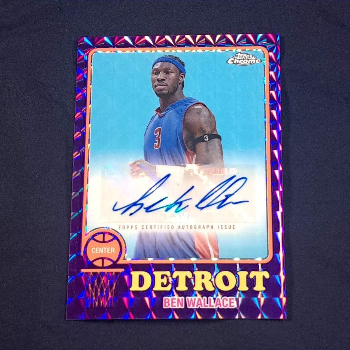その他 UD Ben Wallace auto card Detroit Pistons Ben Wallace Auto Impeccable #benwallace