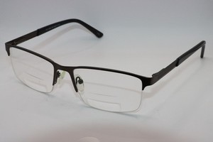 ROBERT MITCHEL RM 7005 GREY BLACK AUTHENTIC DESIGNER FRAMES EYEGLASSES 55-17