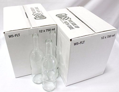 #ad #ad Clear Bordeaux Wine Bottles 2 Cases For Wine Making $48.29