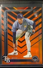 2025 Topps Update Eric Orze #US212 Holiday RC Rays