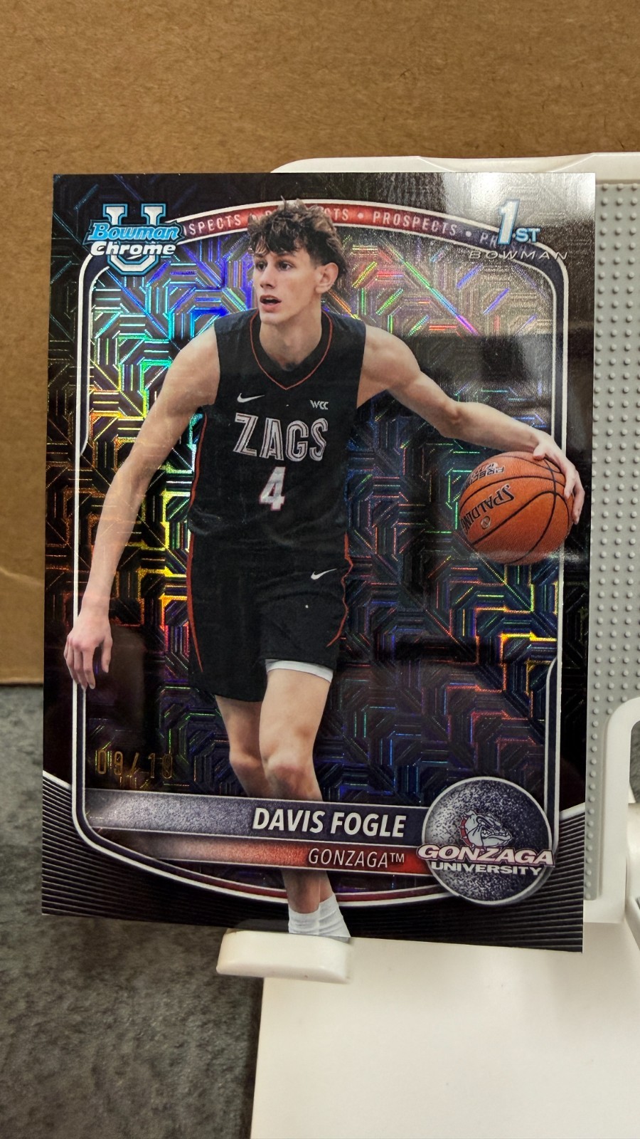 Topps 2025-26 Bowman Chrome Mojo Davis Fogle 1st Black /10 - 1st Bowman