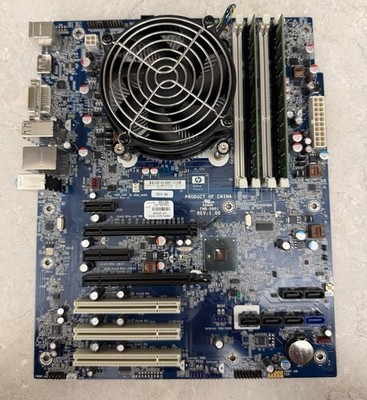 HP Z200 Workstation FMB-0901 LGA1156 Motherboard 506285-001 w/ RAM, CPU & Fan