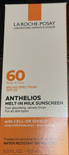 La Roche Posay Anthelios Melt-in Milk Sunscreen SPF 60 5fl.oz/150ml NEW