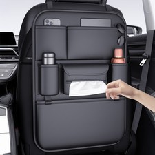 Car Seat Back Organiser Tidy Organizer Travel Storage Bags Pocket Cup Holder