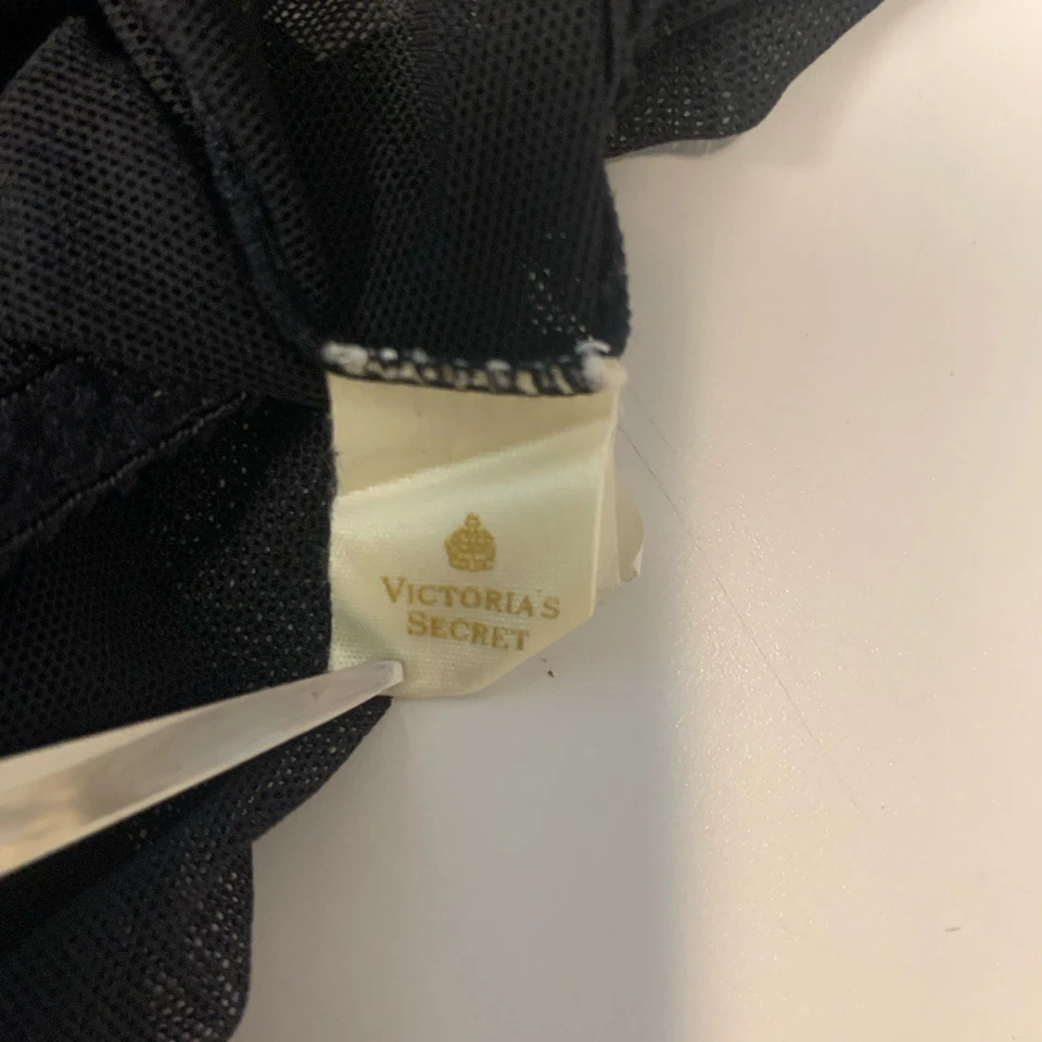 Vtg Victoria's Secret Gold Label Bodysuit Sheer Floral Lace Lingerie ILGWU - Image 4 of 4