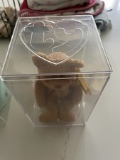 Official TY Beanie Baby PLASTIC DISPLAY Holder Case Storage 7 1/4  x4 3/4  Clear