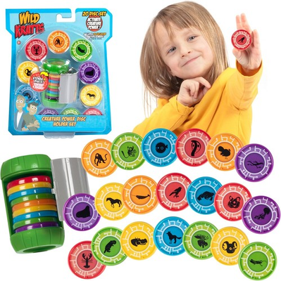 #ad #ad Wild Kratts Chris Creature Power Disc Holder Set w 20 Discs Figure Toy for $39.99