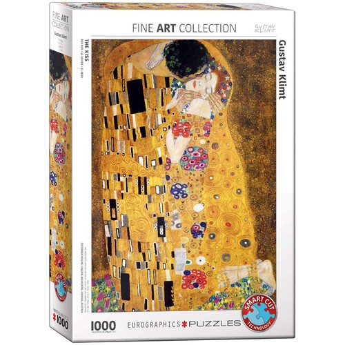 EuroGraphics Puzzle 1000 Pezzi "Il Bacio" Di Gustav Klimt – Dettaglio Artistico, Quadro Famoso - 3