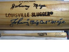 Johnny Mize SIGNED Autographed Louisville Slugger Bat (Cardinals Yankees)  