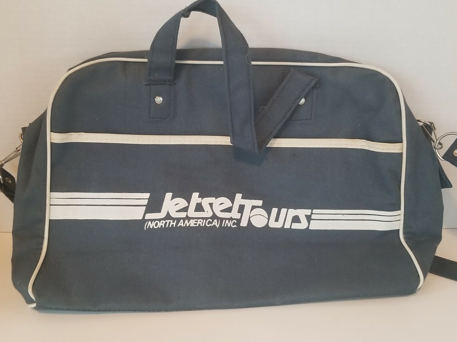 Vintage Jet Set Tours North America Travel Bag Ov… - image 3