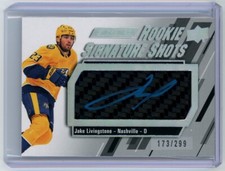 2023-24 UD Engrained #RSS-LI Jake Livingstone Signature Shots Rookie #/299