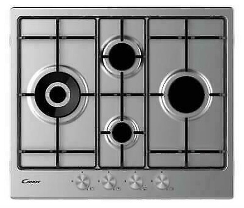 Candy CHW6D4WPX Gas-Kochfeld 60 Cm 4 Brenner Aus Edelstahl-image