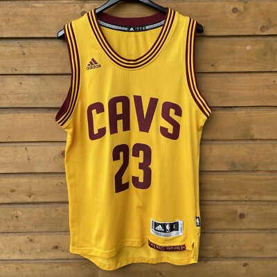 Lebron James #23 Cleveland Cavaliers Cavs Gold Swingman NBA Jersey