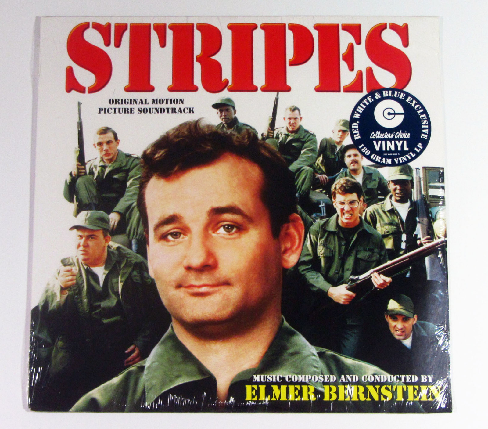Stripes Vinyl LP Movie Soundtrack Bill Murray NEW SEALED Elmer