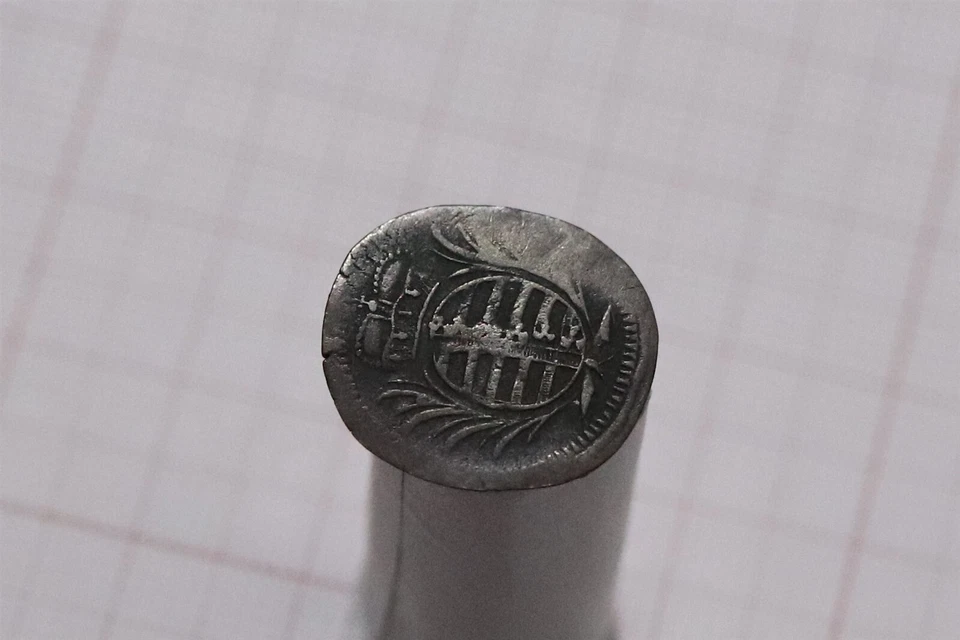 🧭 🇩🇪 GERMANY SAXONY COBURG 1 HELLER 1742 SHARP DETAILS B79 #Z8874 - Image 2 of 2