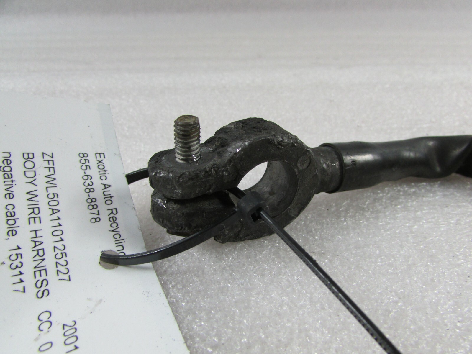 Ferrari 456, Negative Battery Cable, Used, P/N 153117 