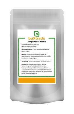 4x 500g | Sango Meeres Koralle aus Okinawa / Japan | Calcium und Magnesium | 2kg