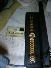  Konvolut Yves Camani  Herren-Armbanduhr mit 9 kleinen Steinchen  Neu