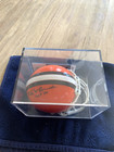 Mike McCormack HOF 84 Autographed Authentic Browns Mini Helmet JSA COA & Case — photo 6