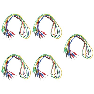  25 PCs Multi -Meter -Lead 4mm Bananenstopfen zur Alligator -Clip -Multi -Meter