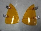 1950'S CHEVY DODGE PLYMOUTH VENT WINDOW BREEZIES AMBER