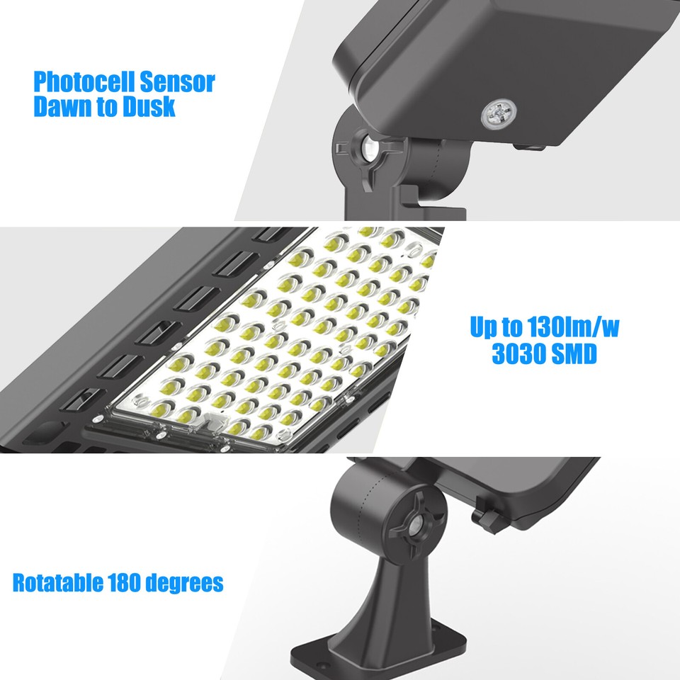 300W LED Shoebox Parking Lot Light 5700K Equal 800W MH Street Area Pole