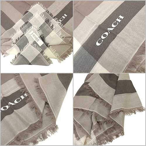 Coach Damen Outlet Fensterscheibe Challis Schal, F54253, Einheitsgröße, Stein, 8978-3 - Bild 2 von 2