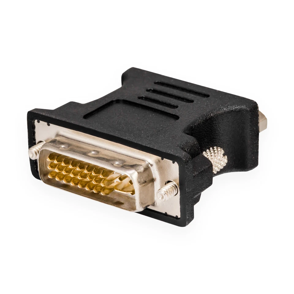 DVI zu VGA Adapter Digital auf Analog DVI-I PC TFT Buchse Stecker 24+5 Monitor - Bild 4 von 4