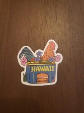 Hawaii Spam Rooster Sticker Decal